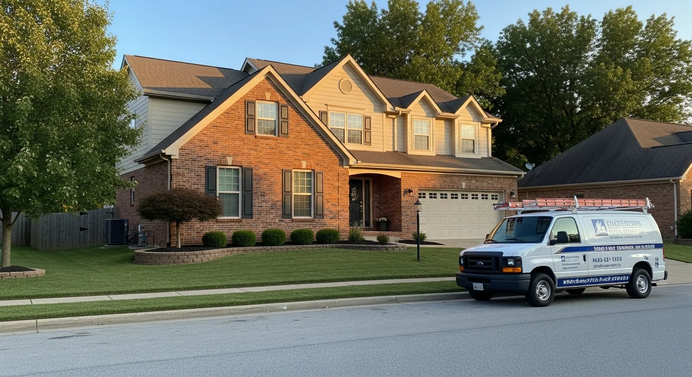 Residential home in Festus with updated exterior and landscaping, showing typical Jefferson County property style.